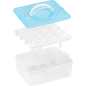 Контейнер пластиковый для хранения яиц PERFECTO LINEA 32 ячейки голубой (34-028232) - Фото 4