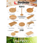Блюдо бамбуковое круглое вращающееся PERFECTO LINEA Bamboo 35,5х1,2 см (35-355120) - Фото 6