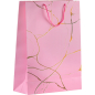 Пакет подарочный с ручками 31х12х42 см PERFECTO LINEA Amelia розовый (47-423101) - Фото 2