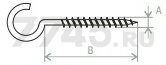 Крючок С-образный 3х30 мм цинк STARFIX 20 штук (SMZ1-25458-20) - Фото 2