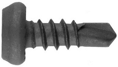Саморез для листового металла 3,5х9,5 мм фосфат со сверлом STARFIX 250 штук (SMP-83827-250)