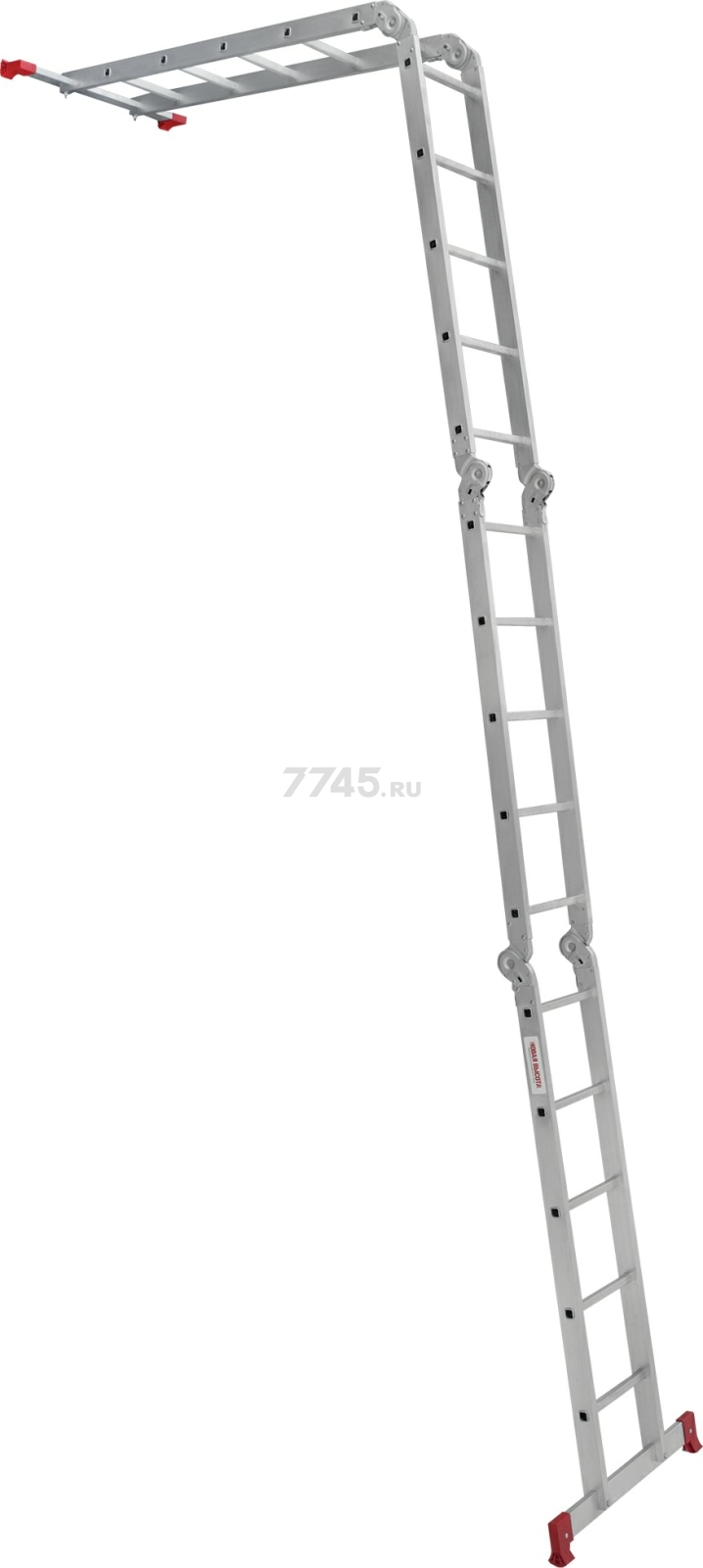 Лестница-трансформер алюминиевая 548 см НОВАЯ ВЫСОТА NV2330 (2330405) - Фото 11