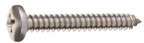 Саморез с полусферической головкой 5,5х45 мм острый нержавеющая сталь DIN 7981 STARFIX 10 штук (SMZ1-77221-10)