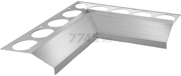 Уголок внутренний алюминиевый КТМ-2000 2592-01 0,24м серебро