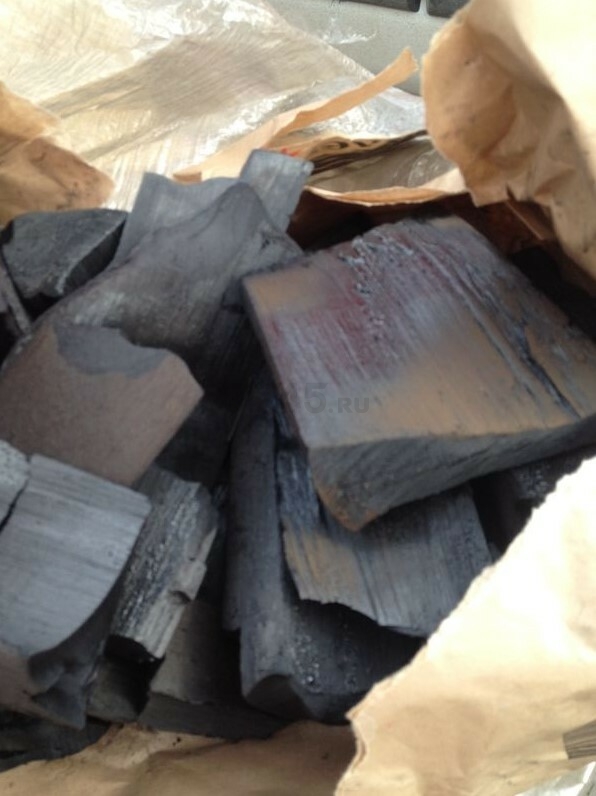 Уголь древесный ОЛЕЖКА Березовый 3 кг - Фото 2