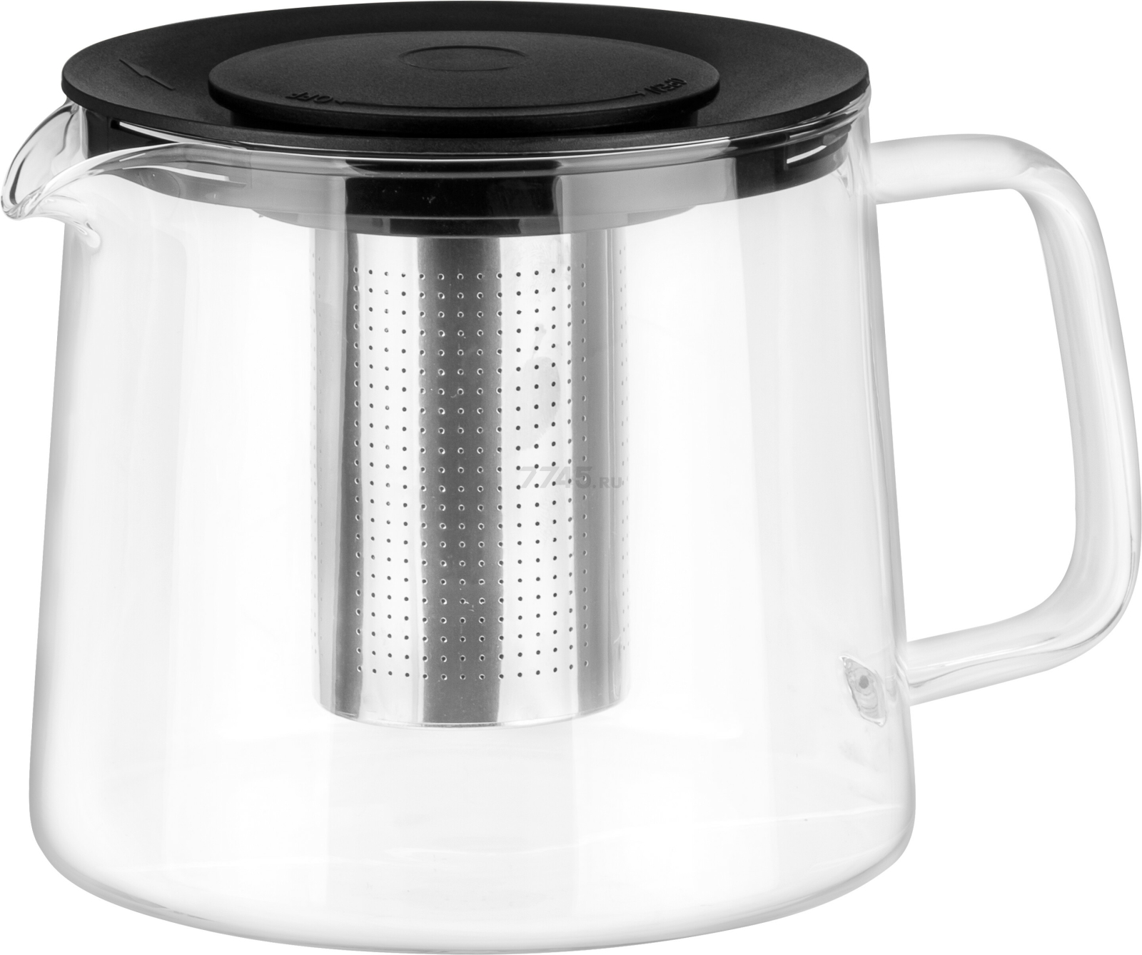 Заварочный чайник стеклянный PERFECTO LINEA Handy 1,5 л (52-407100) - Фото 2