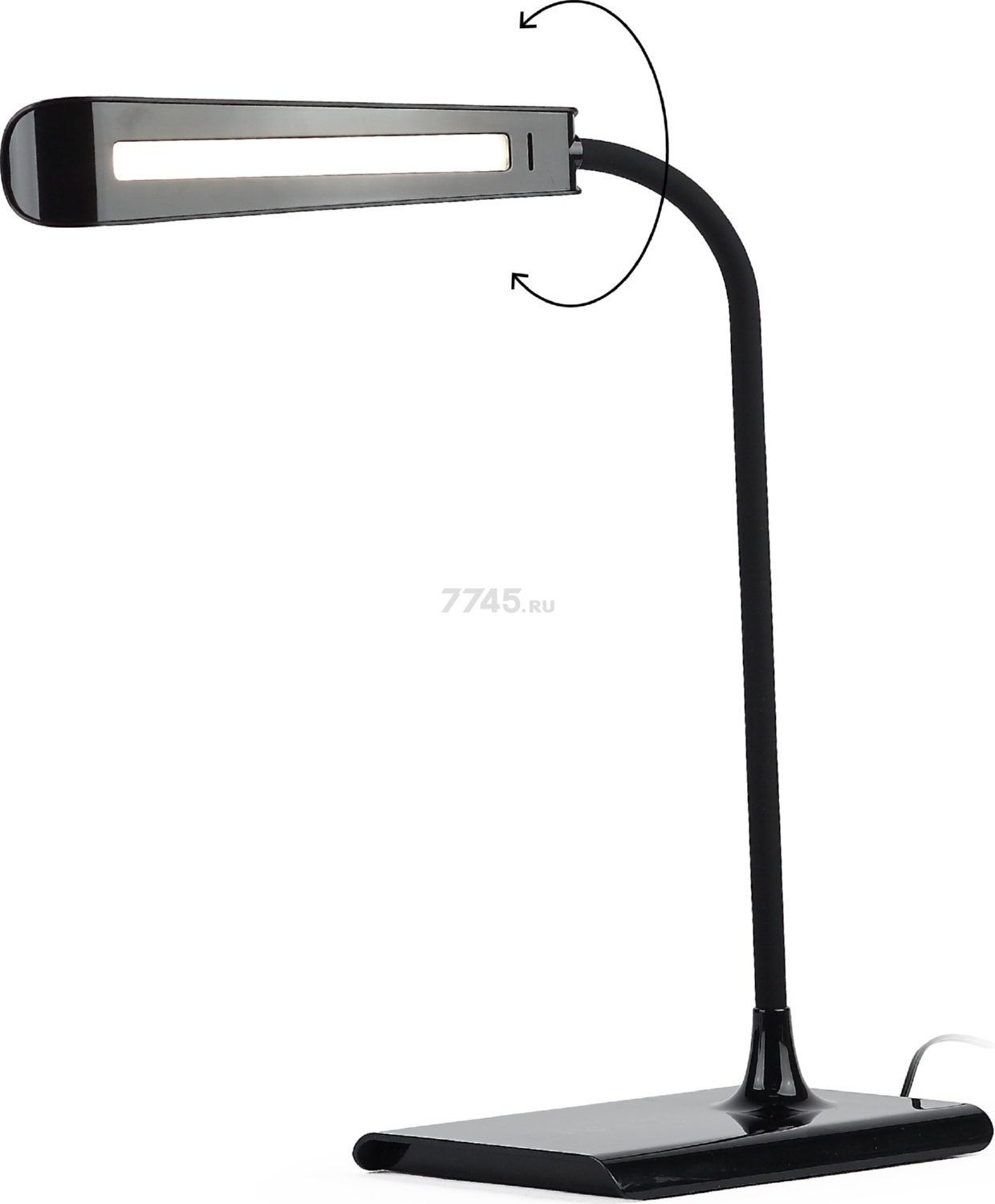 Лампа настольная светодиодная ЭРА NLED-474-10W-BK черный - Фото 7