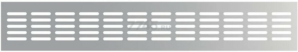 Решетка вентиляционная ЭРА 480х80 серебро (4808DP Al Silver) - Фото 2