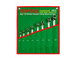 Набор ключей накидных 6-22 мм 8 предметов TOPTUL 