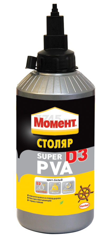 Клей ПВА столярный МОМЕНТ Столяр Супер D3 купить с доставкой по Москве ...