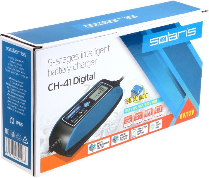 Устройство зарядное SOLARIS CH-41 Digital (CH41D171) - Фото 18