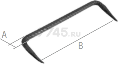 Скоба строительная 10х250 мм STARFIX (SMP-64886-1) - Фото 2