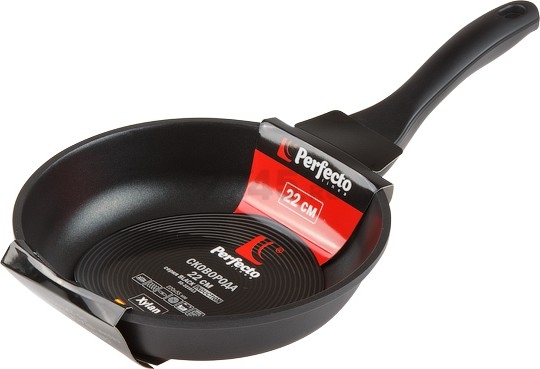 Сковорода алюминиевая 22 см PERFECTO LINEA Black Induction (55-221013)