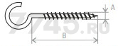 Крючок С-образный 3х30 мм цинк STARFIX 20 штук (SMZ1-25458-20) - Фото 2