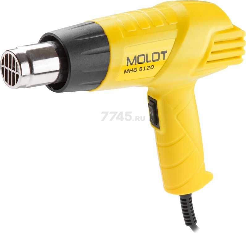 Фен строительный (термовоздуходувка) MOLOT MHG 5120 (MHG5120K0022) - Фото 8
