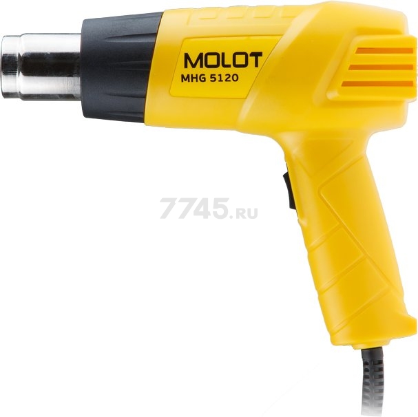 Фен строительный (термовоздуходувка) MOLOT MHG 5120 (MHG5120K0022) - Фото 9