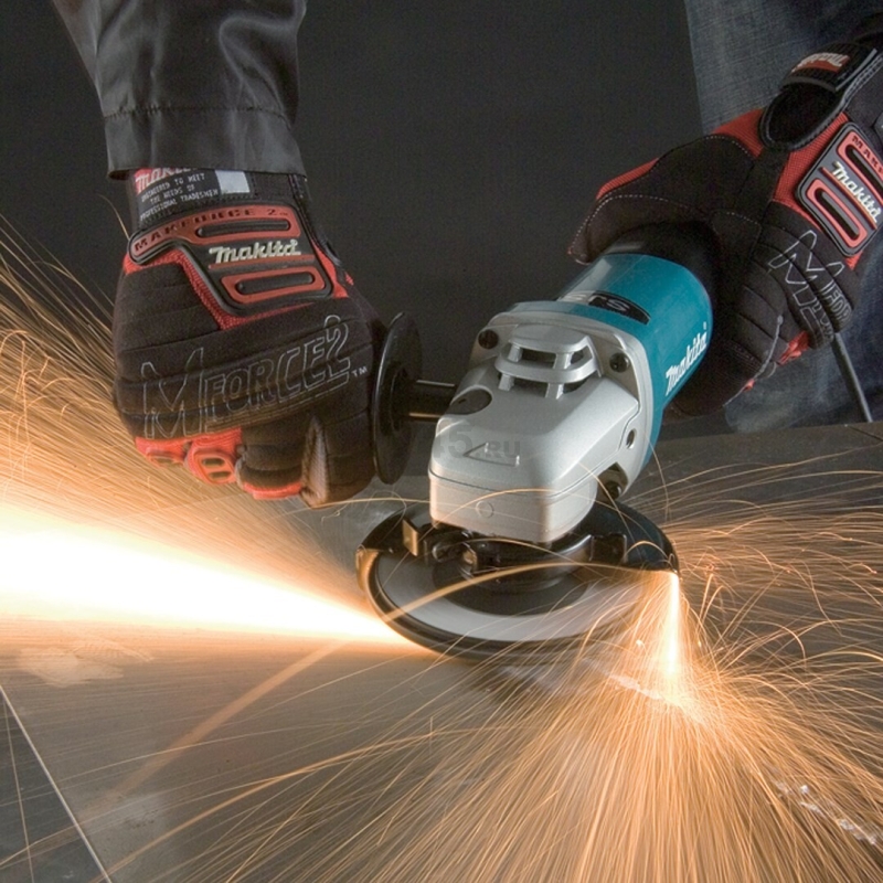 Шлифмашина угловая (болгарка) MAKITA 9565 CVR (9565CVR) - Фото 14