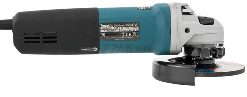 Шлифмашина угловая (болгарка) MAKITA 9565 CVR (9565CVR) - Фото 8
