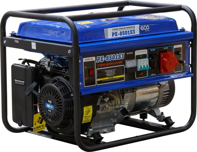 Генератор бензиновый ECO PE-8501S3 - Фото 6