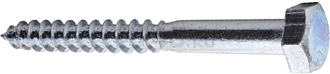 Шуруп шестигранный 12х180 мм цинк DIN 571 STARFIX (SMP-65851-1)