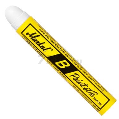 Маркер на основе твердой краски MARKAL B Paintstik белый (080220)