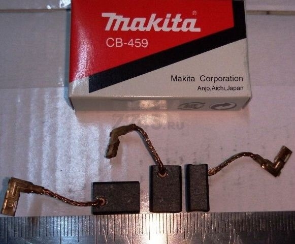 Щетки угольные для Wortex, MAKITA 2 штуки (194722-3) - Фото 4