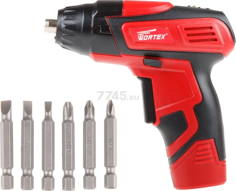 Отвертка аккумуляторная WORTEX BS 4536-1 LI (BS45361LI0823)