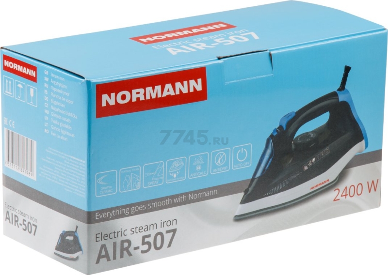 Утюг NORMANN AIR-507 - Фото 10