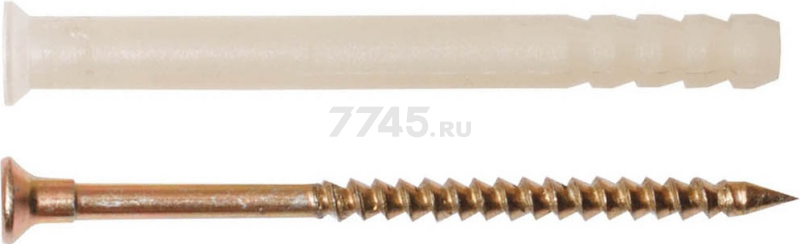 Дюбель-гвоздь 6х60 мм нейлон потай STARFIX 10 штук (SMZ2-38236-10) - Фото 2