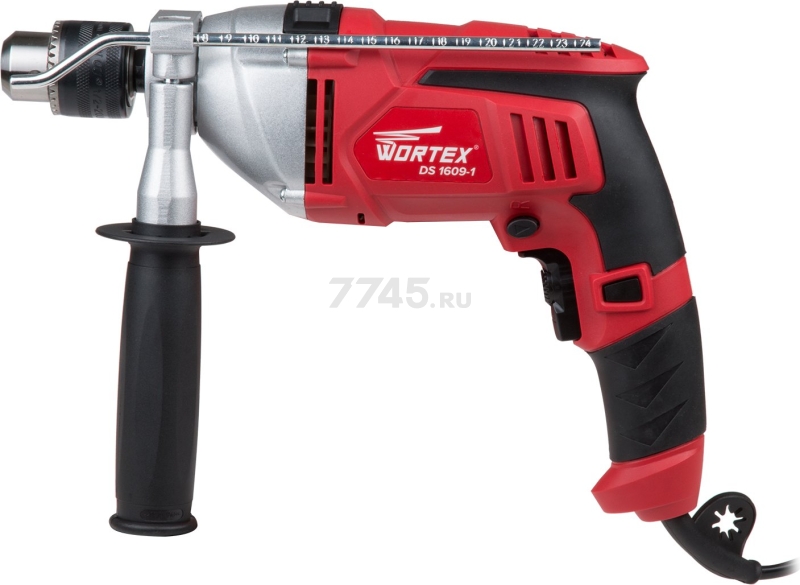 Дрель ударная WORTEX DS 1609-1 (DS160910025) - Фото 7