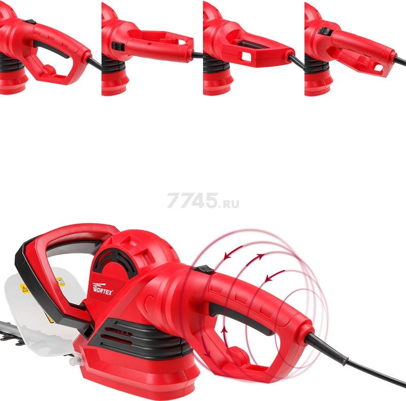 Кусторез электрический WORTEX ST 6165 (ST616500011) - Фото 4