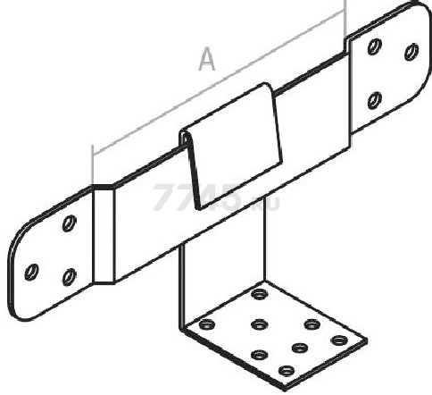 Опора скользящая для стропил 180 мм STARFIX Kucis (SMP-40302-1) - Фото 2