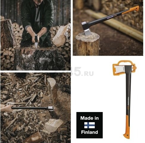 Топор-колун 2,4 кг FISKARS X25 XL 122483 (1015643) - Фото 19