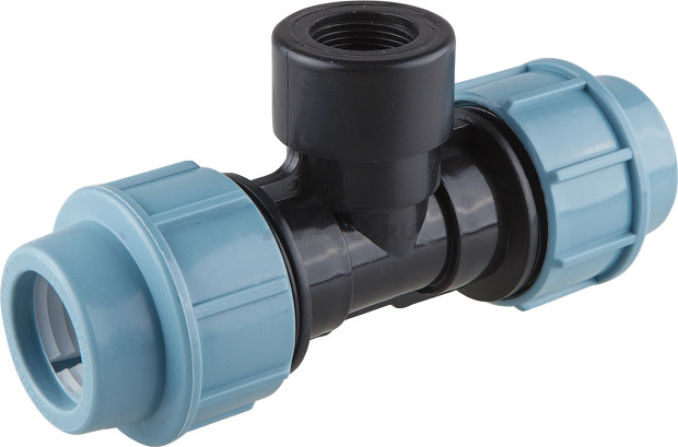 Тройник ПНД компрессионный 20x3/4" с внутренней резьбой AV ENGINEERING (AVE1082034)