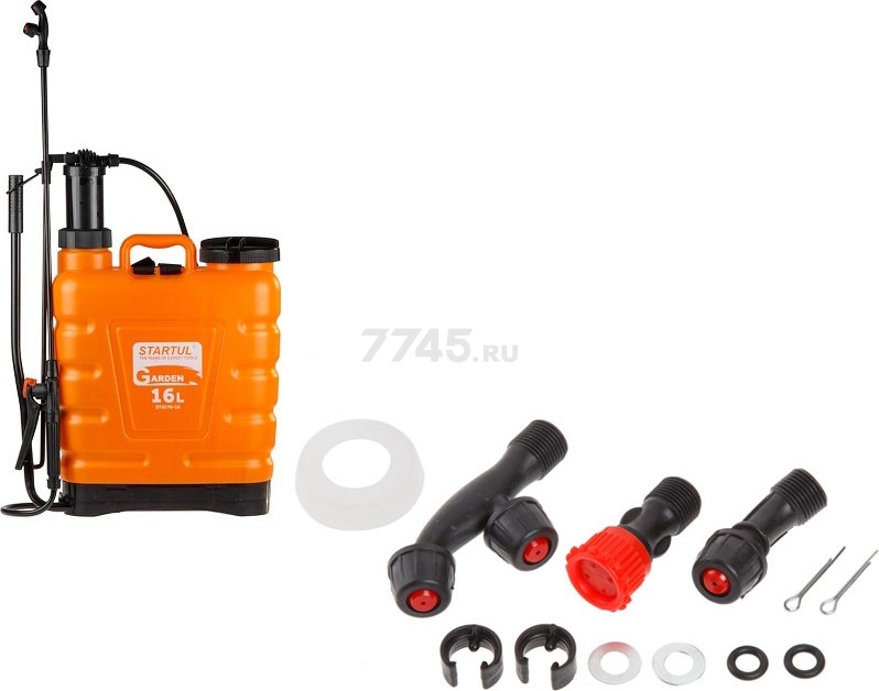 Опрыскиватель ранцевый 16 л STARTUL Garden (ST6570-16) - Фото 7