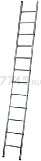 Лестница алюминиевая приставная 316 см STARTUL Pro (ST9945-12)