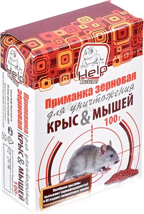 Отрава от грызунов 100 г HELP 80262