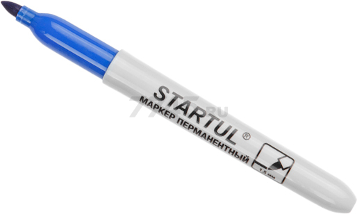 Маркер перманентный фетровый STARTUL Profi синий (ST4350-02) - Фото 2