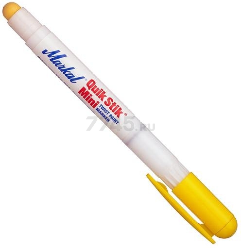 Маркер на основе твердой краски MARKAL Quik Stik Mini желтый (61127)