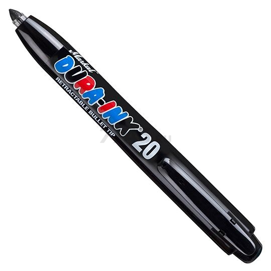 Маркер перманентный фетровый MARKAL Dura-Ink 20 черный (96575)