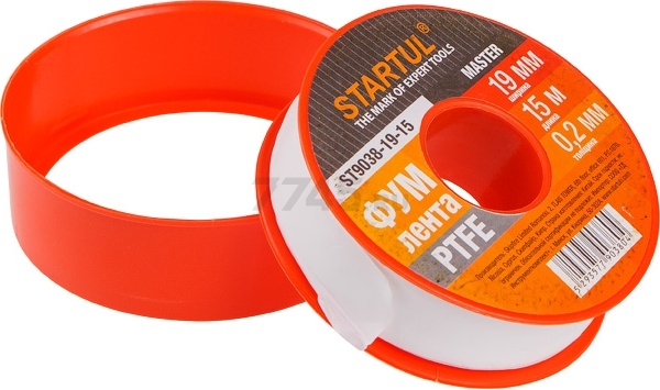 Фум-лента PTFE STARTUL MASTER 19 мм х 15 м (ST9038-19-15)