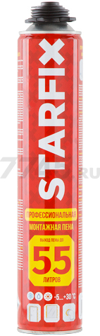Пена монтажная STARFIX Gunfoam 730 мл (SM-88276-1) - Фото 2