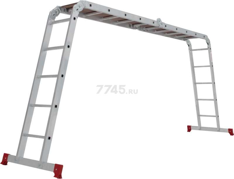 Лестница-трансформер алюминиевая 551 см НОВАЯ ВЫСОТА NV2330 (2330405)