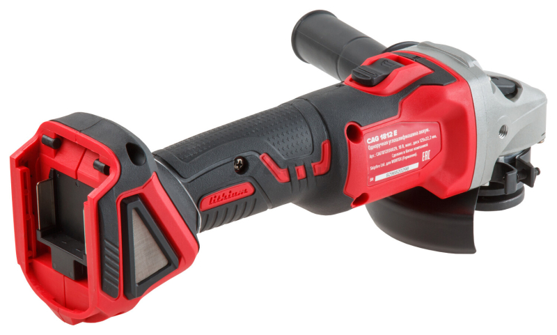 Шлифмашина угловая аккумуляторная WORTEX CAG 1812 E XLT SOLO (CAG1812E00029) - Фото 3