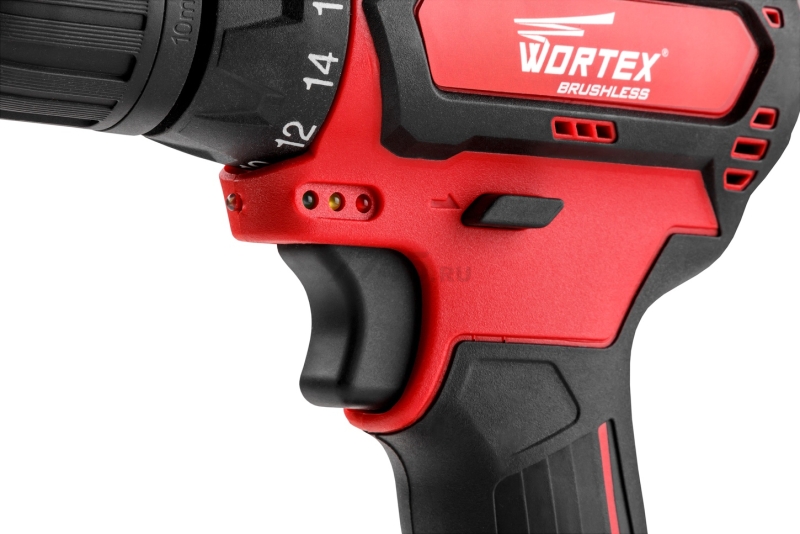 Дрель-шуруповерт аккумуляторная WORTEX BD 1815 DLi (BLD1815DLi00029) - Фото 5