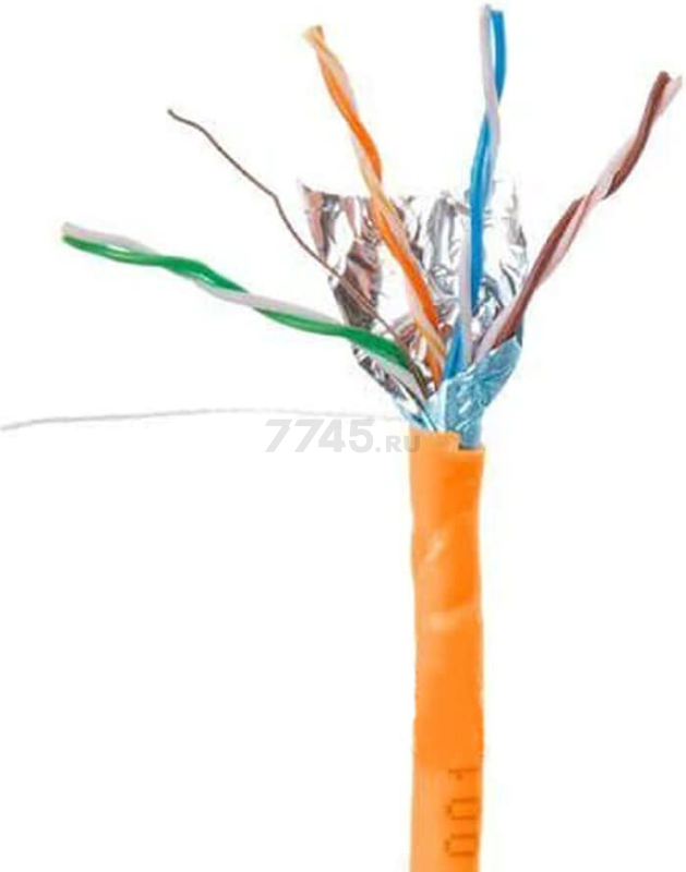 Кабель витая пара ЮПИТЕР F/UTP Cat5E 4х2х24AWG CCA в ПВХ оболочке 305 м (JP3012)