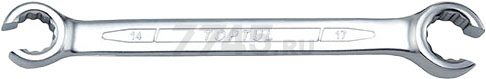 Ключ разрезной 16х18 мм 12 граней TOPTUL (AEEA1618)
