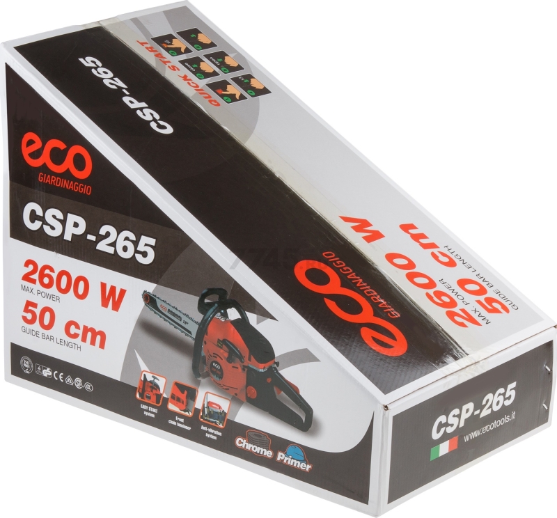 Бензопила ECO CSP-265 - Фото 17