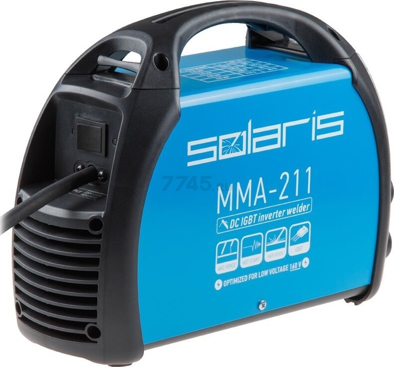 Инвертор сварочный SOLARIS MMA-211 - Фото 7