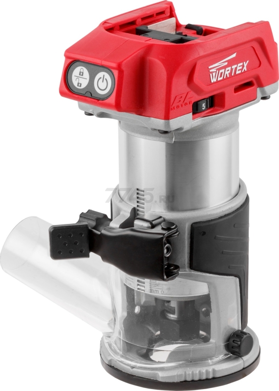 Фрезер кромочный аккумуляторный WORTEX CMM 1835 XLT SOLO (CMM183502629) - Фото 10